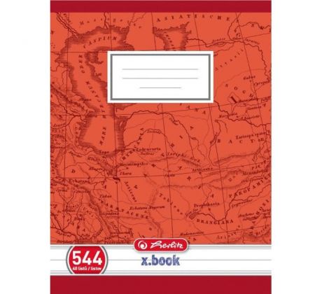 Zošit Herlitz 544, A5, linajkový, 70g/m2