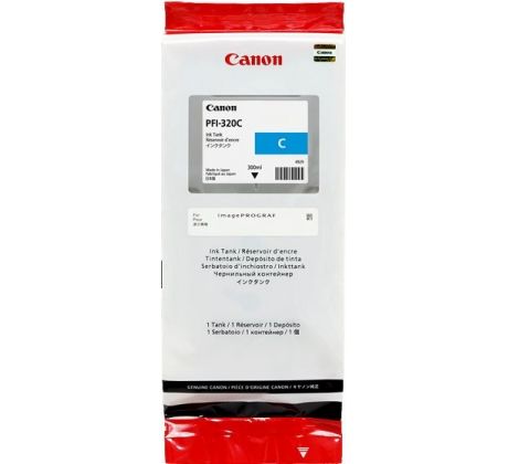 kazeta CANON PFI-320C cyan iPF TM-200/205/300/305 (300 ml) (2891C001)