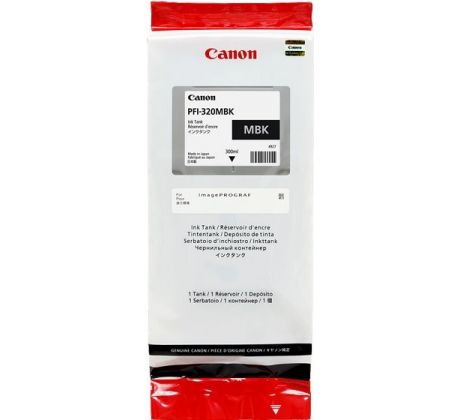 kazeta CANON PFI-320MBK matte black iPF TM-200/205/300/305 (300 ml) (2889C001)
