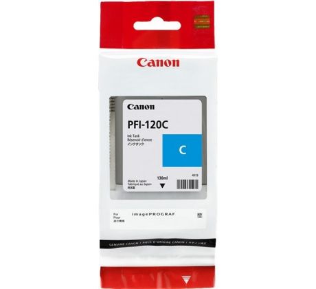kazeta CANON PFI-120C cyan iPF TM-200/205/300/305 (130 ml) (2886C001)