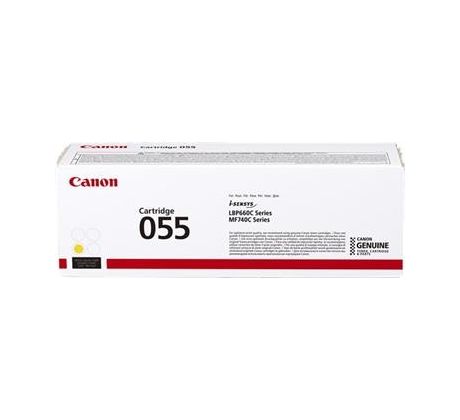 toner CANON CRG-055 yellow i-SENSYNS LBP663Cdw, MF742Cdw (2100 str.) (3013C002)