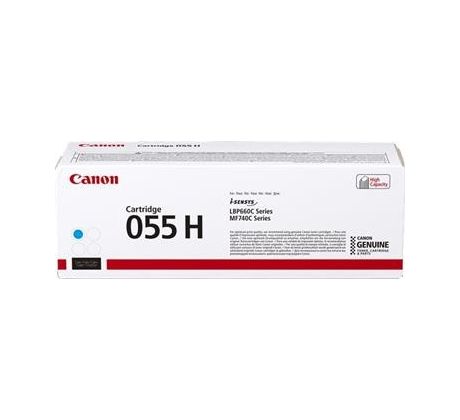toner CANON CRG-055H cyan i-SENSYNS LBP663Cdw, MF742Cdw (5900 str.) (3019C002)