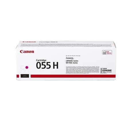 toner CANON CRG-055H magenta i-SENSYNS LBP663Cdw, MF742Cdw (5900 str.) (3018C002)