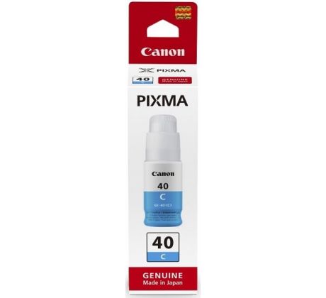 atramentová náplň CANON GI-40C cyan PIXMA G5040/G6040 7 (700 str.) (3400C001)