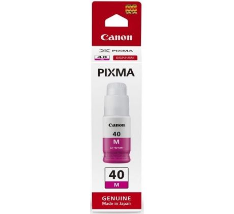 atramentová náplň CANON GI-40M magenta PIXMA G5040/G6040 7 (700 str.) (3401C001)