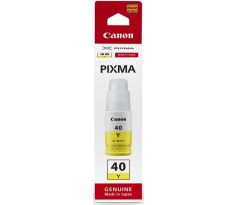 atramentová náplň CANON GI-40Y yellow PIXMA G5040/G6040 7 (700 str.) (3402C001)