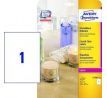 DARČEK - Etikety polyesterové veľmi odolné 210x297mm Avery A4 25 hárkov priehľadné  - Objednaj 1 ks a dostaneš darček 1 ks Raffaello dezert 150 g ( Platí do 30.6.2025)