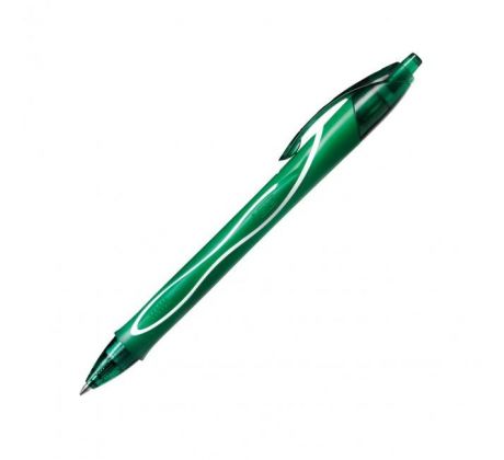 Gélové pero Bic Gelocity Quick Dry zelené