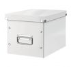 Štvorcová krabica A5 (M) Click & Store perleťova biela