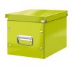 Štvorcová krabica A5 (M) Click & Store metalická zelená