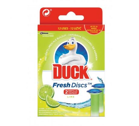 Náhrada DUCK Fresh Discs WC gél 2 x 36 ml Limetka