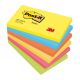 Samolepiaci bloček Post-it ENERGETIC 76x127mm, 6x100 lístkov