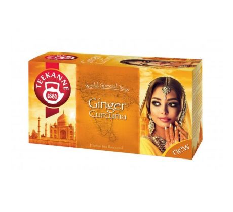 Čaj TEEKANNE Ginger & Curcuma HB 20 x 1,6g