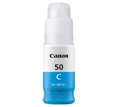 atramentová náplň CANON GI-50C cyan PIXMA G5050/G6050/G7050 (7700 str.) (3403C001)