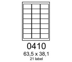 etikety RAYFILM 63,5x38,1 lesklé transparentné samolepiace laser R04000410B-LCUT (50 list./A4) (R0400.0410B-LCUT)