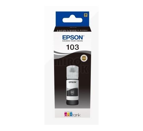 kazeta EPSON ecoTANK 103 Black - 65 ml (4500 str.) (C13T00S14A)