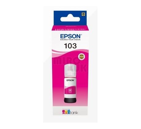 kazeta EPSON ecoTANK 103 Magenta - 65 ml (7500 str.) (C13T00S34A)