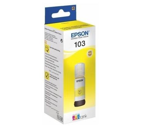 kazeta EPSON ecoTANK 103 Yellow - 65 ml (7500 str.) (C13T00S44A)