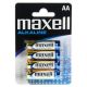 Batérie Maxell Super Alkaline LR6 (AA) 4ks Blister (LR6)