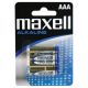 Batérie Maxell Super Alkaline LR03 (AAA) 4ks Blister (LR03)