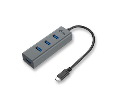iTec USB-C Metal 4-portový HUB (C31HUBMETAL403)
