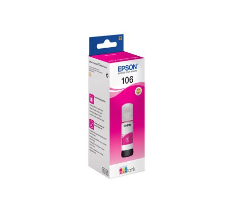 kazeta EPSON ecoTANK 106 Magenta - 70 ml (5000 str.) (C13T00R340)