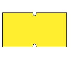 cenovkové etikety 22x12 COLAPLY - žlté (pre etiketovacie kliešte) 1.250 ks/rol. (15072230)