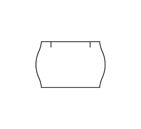 cenovkové etikety 25x16 CONTACT METO 14 - biele (pre etiketovacie kliešte) 1.100 ks/rol. (15142500)