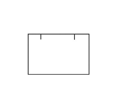 cenovkové etikety 25x16 CONTACT - biele (pre etiketovacie kliešte) 1.125 ks/rol. (15152500)