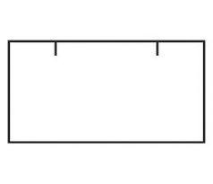 cenovkové etikety 37x19 CONTACT - biele (pre etiketovacie kliešte) 1.000 ks/rol. (15037100)