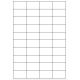 etikety RAYFILM 48x28,5 matné biele polyesterové laser R050248x28,5A-LCUT (100 list./A4) (R0502.48x28,5A-LCUTA4)