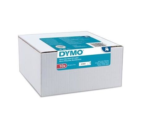 páska DYMO 45013 D1 Black On White Tape (12mm) (10ks) (2093097)