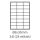 etikety Samolepiace 68x36 univerzálne biele 24ks/A4 (1000 listov A4/bal.) (ECO-06803600F)