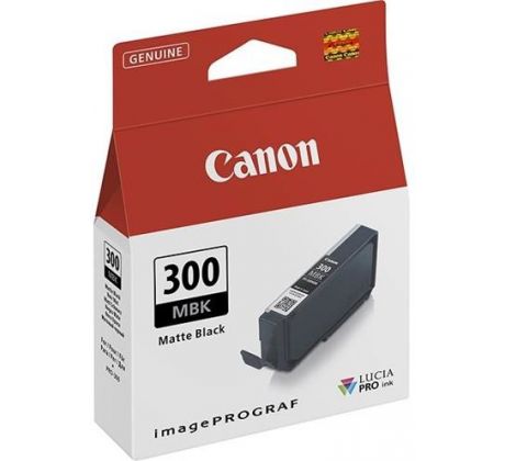 kazeta CANON PFI-300MBK matte black iPF PRO-300 (14,4 ml) (4192C001)