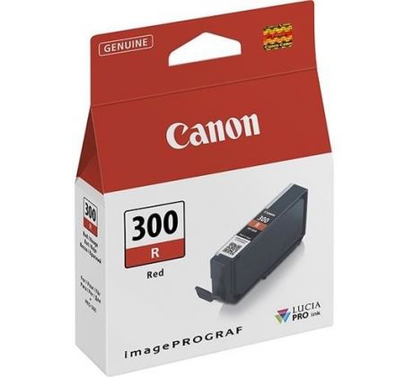 kazeta CANON PFI-300R red iPF PRO-300 (14,4 ml) (4199C001)