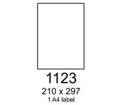 etikety RAYFILM 210x297 ART matné biele štruktúrované laser R01681123A (100 list./A4) (R0168.1123A)