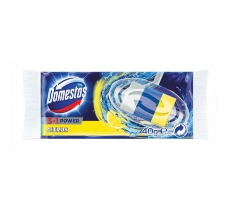 Domestos 3 in1 WC blok NÁHRADNÝ tuhý Citrus 35 g