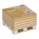 Samolepiaci bloček Stick'n Hopax na paletke 76x76mm 400 lístkov mix Kraft a pastel