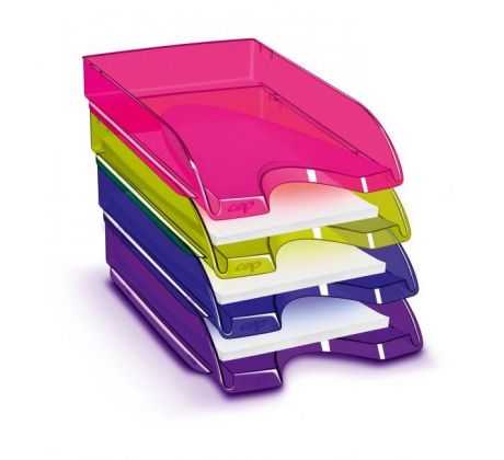 Odkladač Cep Happy transparentný ružový