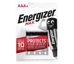 Batéria alkalická Energizer Max 1,5 V, typ AAA,4ks