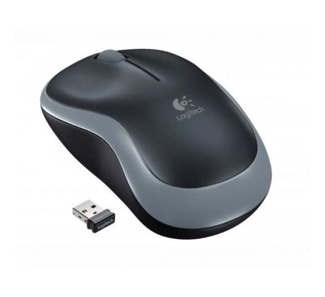 Myš Logitech M185 sivá, bezdrôtová, optická