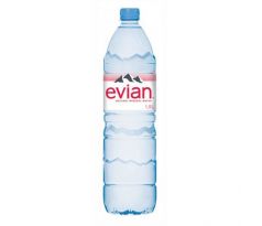 Minerálna voda Evian `Z` 6 x 1,5 ℓ PET