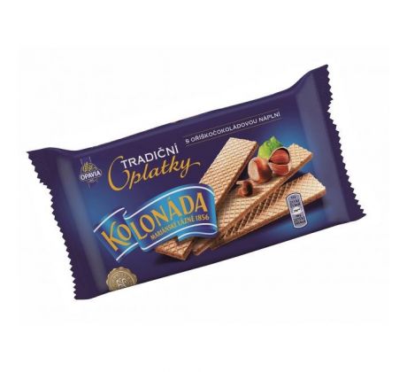 Oblátky Kolonáda Premium - oriešková čokoláda 140 g
