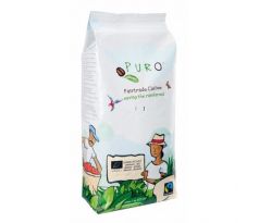 Káva Fairtrade Puro Dark roast zrnková 1 kg