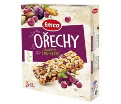 Tyčinka Emco s orechami a kanad. brusnicami 3 x 35 g