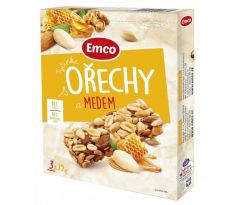 Tyčinka Emco s orechami a medom 3 x 35 g