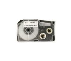 alt. páska pre CASIO XR-12WE Black On White Tape EZ Label Printer (12mm) (ECO-XR12WE)