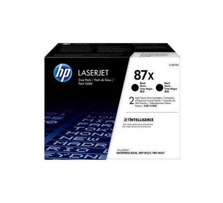 TONER HP CF287XD HP87X Dvojbalenie čierny (2x 18000 str.) (CF287XD)