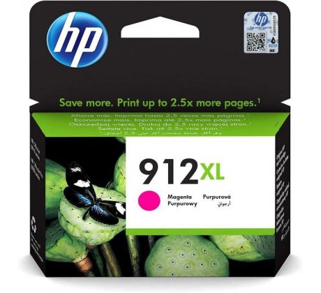 Atramentová náplň HP 3YL82AE HP 912XL magenta XL (825 str.) pre Officejet 8012e/8013/8022e/ 8023
