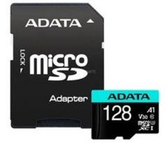 Pamäťová karta ADATA Premier micro SDXC karta 128GB U3 V30S 100/80 MB/s + adaptér (AUSDX128GUI3V30SA2-RA1)